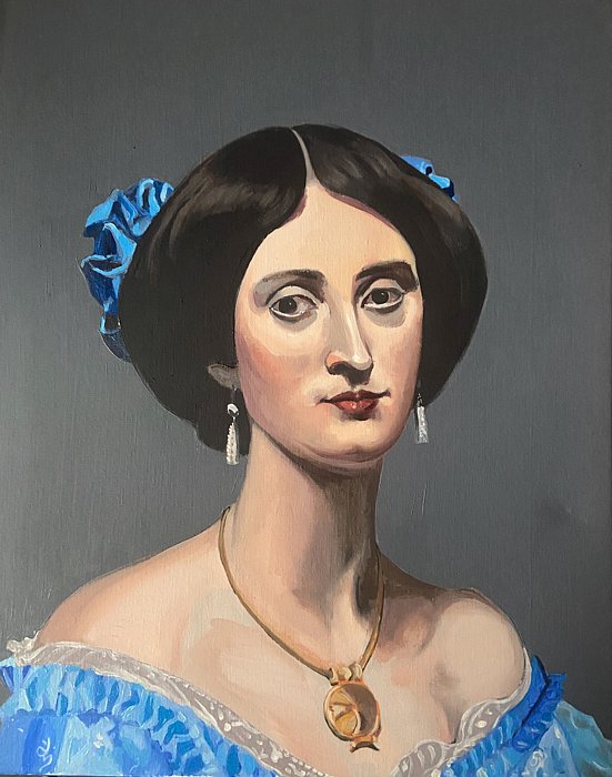 Ingres Blue Dress Lady, 2024